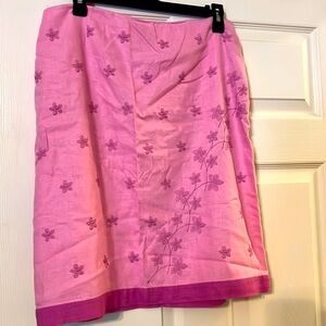 Ladies linen skirt by Ann Taylor Loft size 8